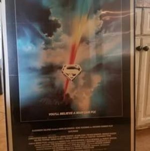 RARE vintage "You'll Believe a Man Can Fly" framed